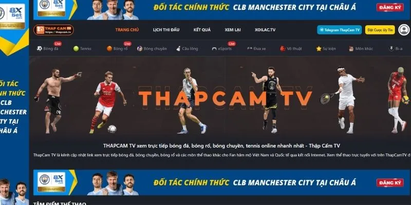 Giao diện thân thiện, hiện đại của ThapCamTV trên cả máy tính và điện thoại thông minh